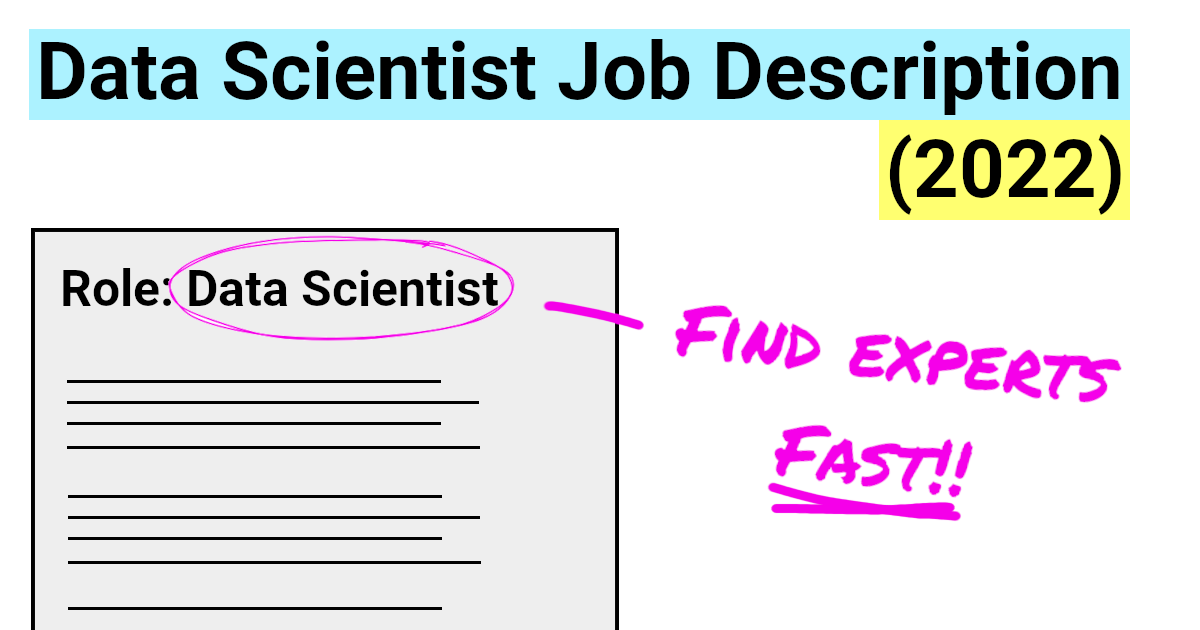 Data Scientist Job Description Template (2023)